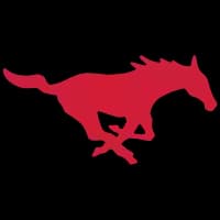 Red mustang logo of Southern Methodist University