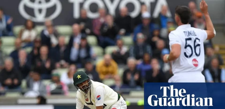 Cricketer from Pakistan playing in front of audience