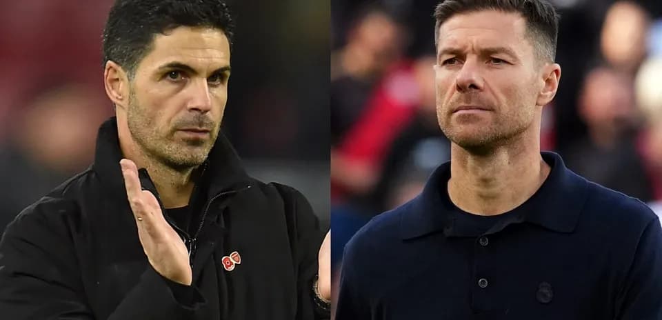 Coaches on opposite sides during match preparation