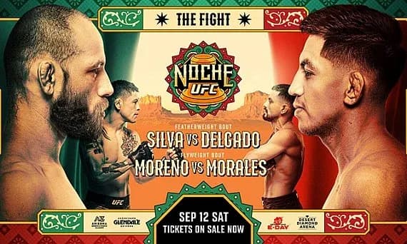 Promotional poster for Noche UFC fight event