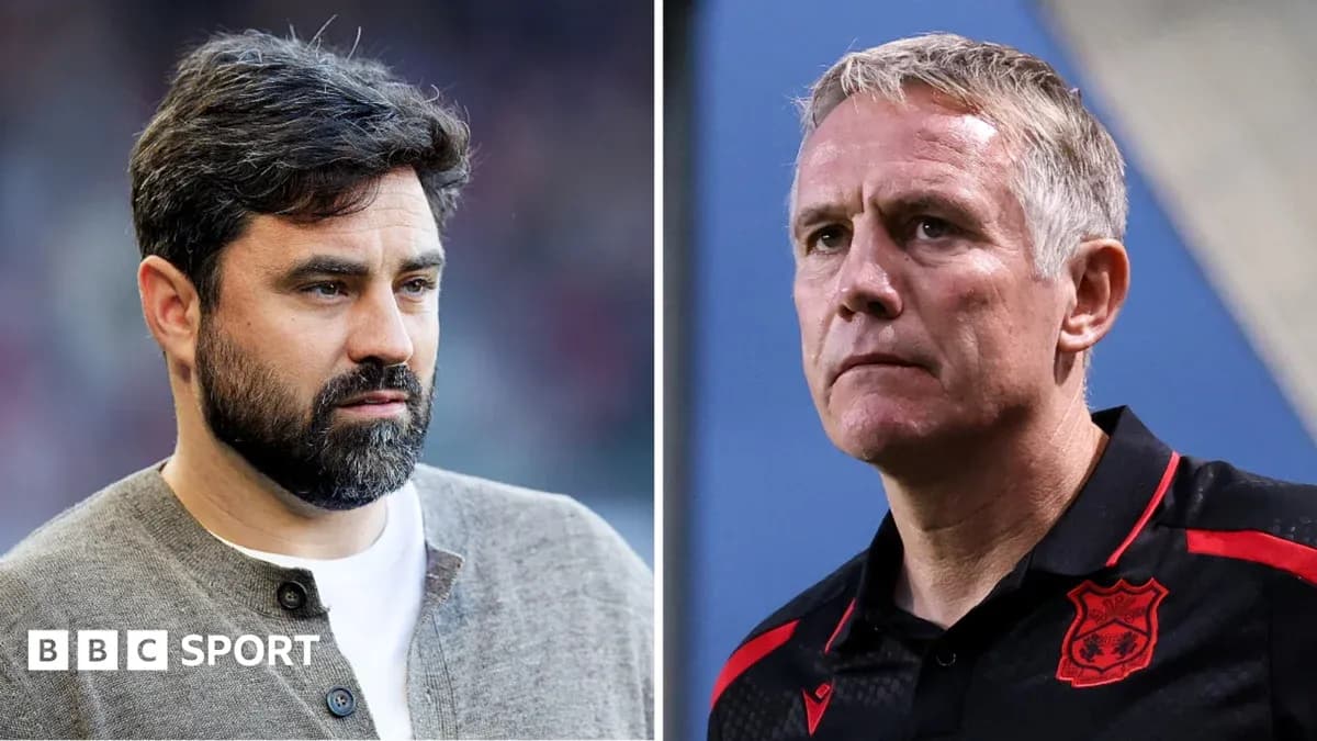 Two football managers during a match preview