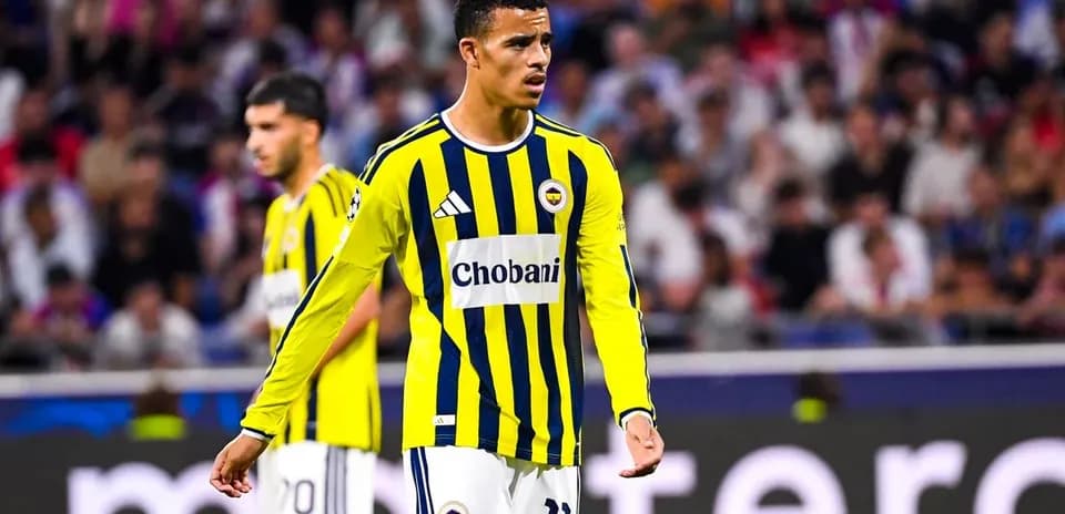 Player wearing Fenerbahçe kit during match