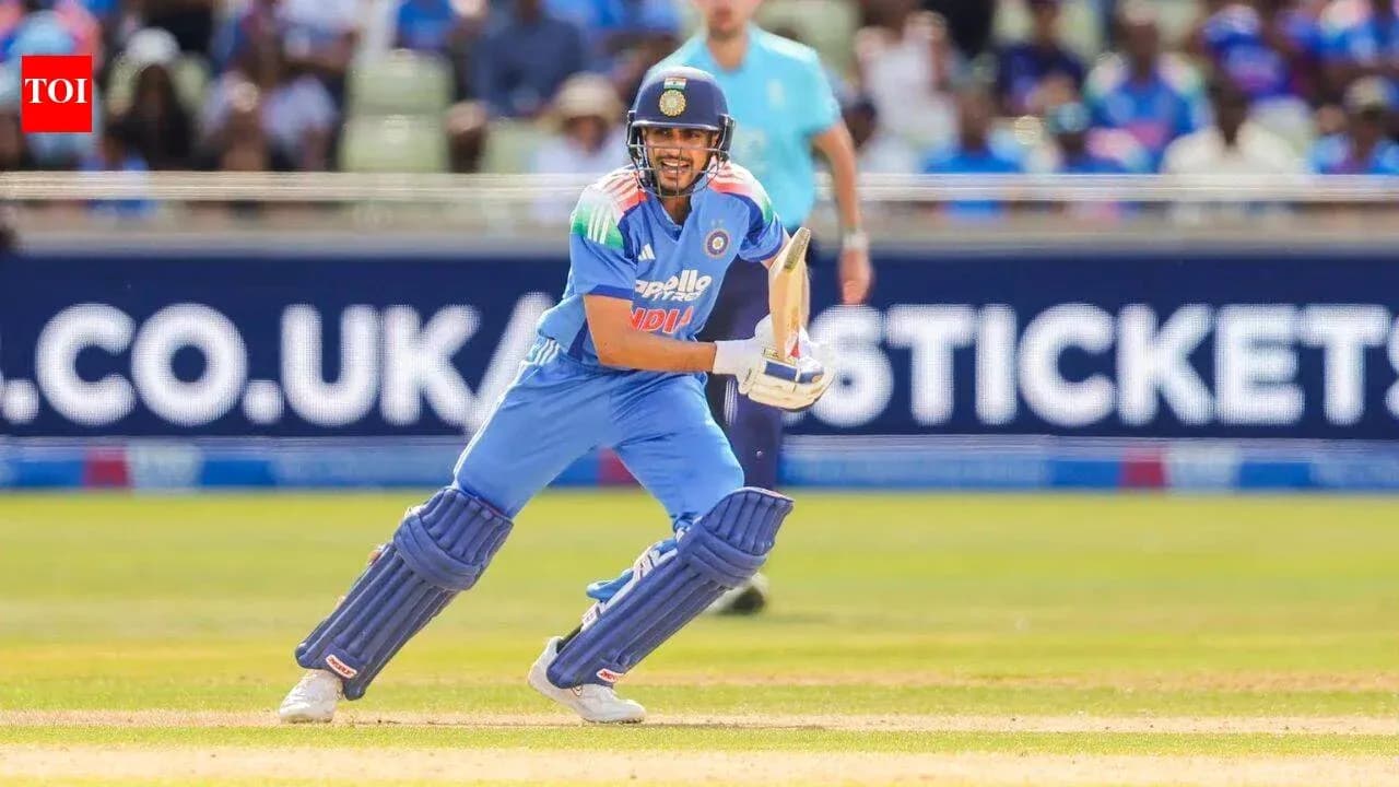 Batsman preparing to hit the ball in cricket match