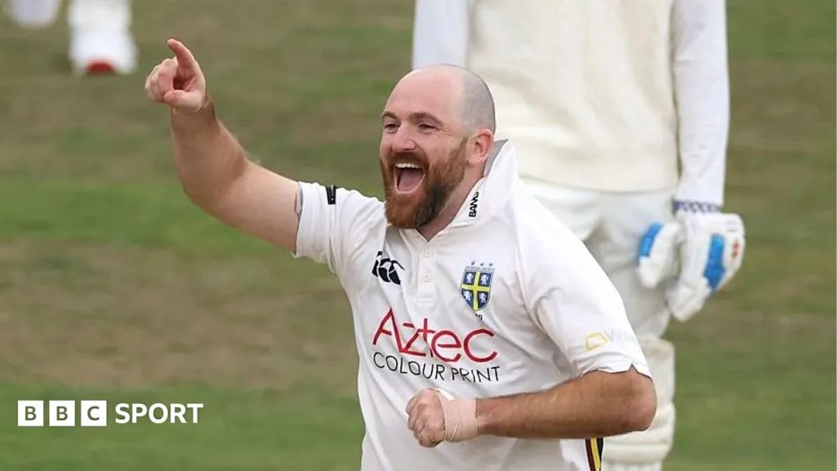 Bowler celebrating a wicket on the cricket field