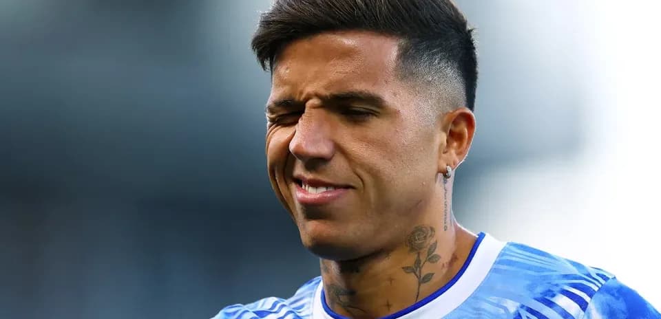 Player winking during warm-up on the field