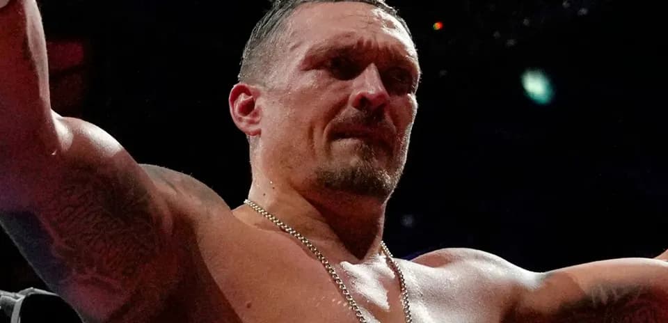 Boxer celebrating after a match victory