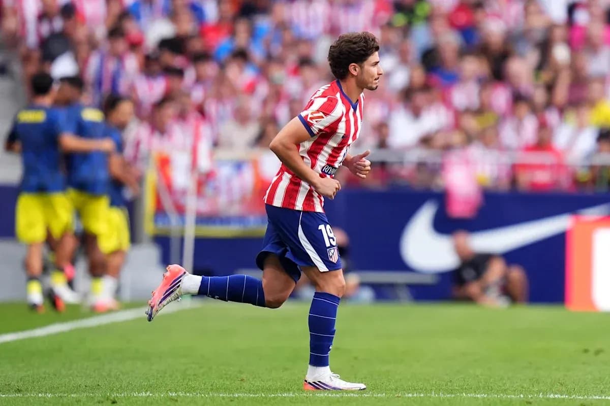 Player running on the pitch during a match