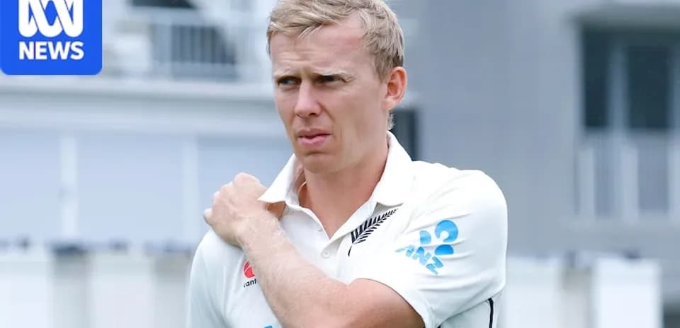 Cricketer adjusting his shirt during practice session