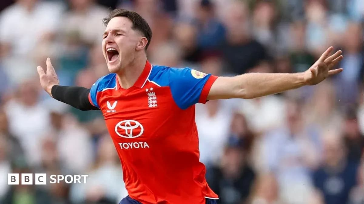 Cricketer celebrating a wicket during a match