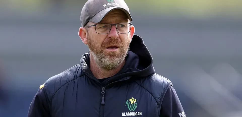 Coach wearing Glamorgan apparel during training session