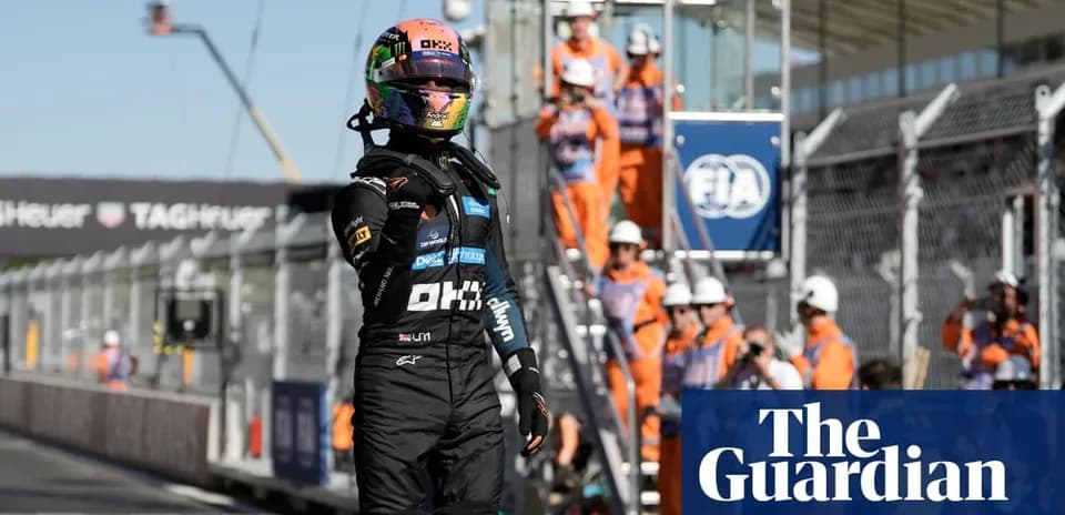Driver celebrating after finishing a race at track