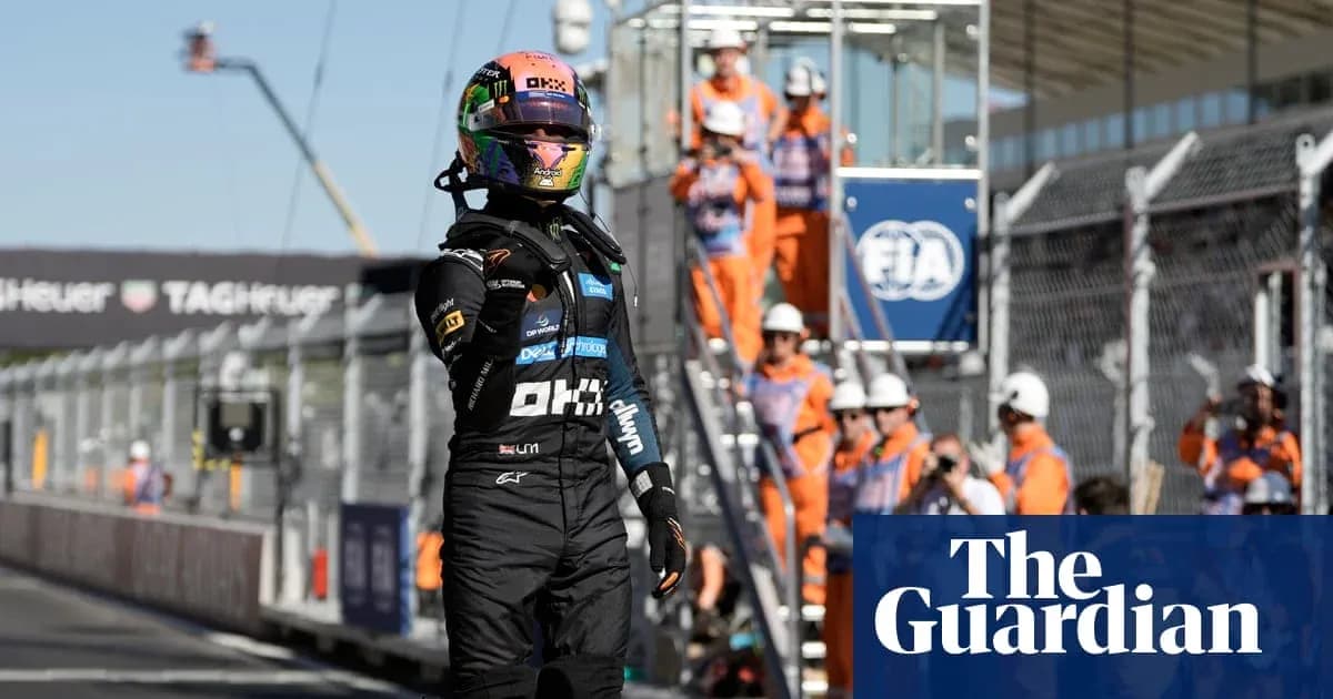 Driver celebrating after finishing a race at track