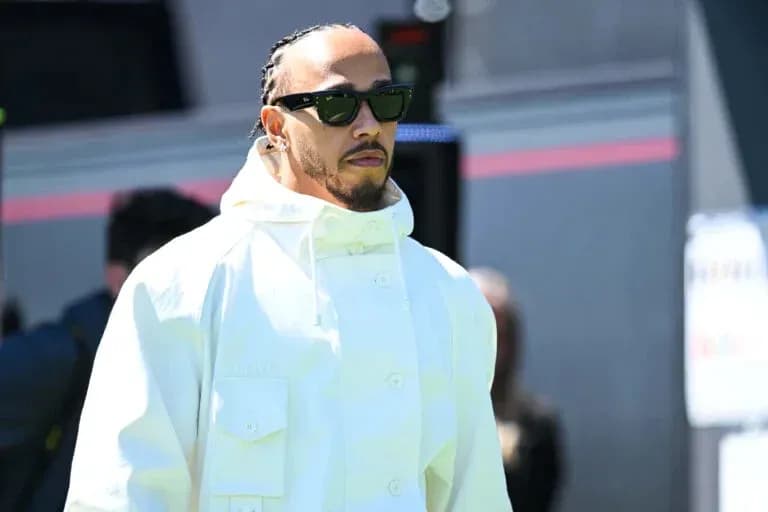 Lewis Hamilton arriving at the event in sunglasses Lewis Hamilton arriving at the event in sunglasses