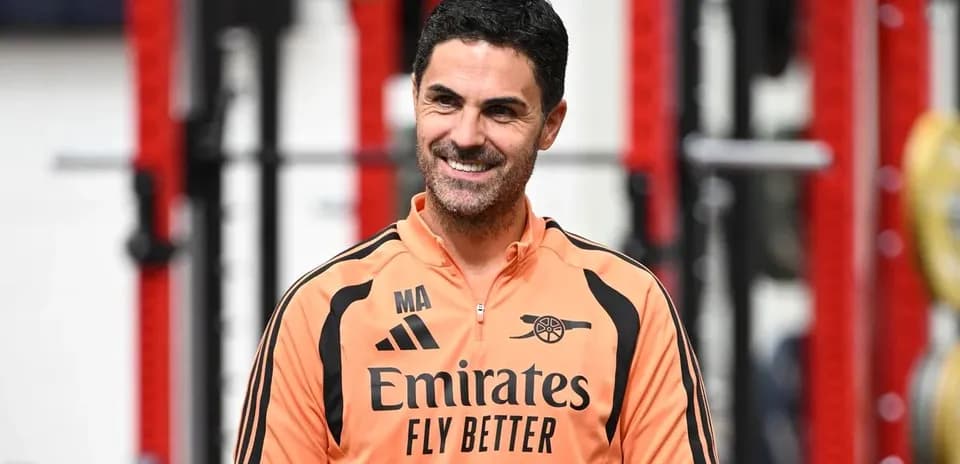 Arsenal manager Mikel Arteta in training facility