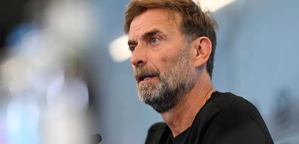 Manager speaking during a press conference event