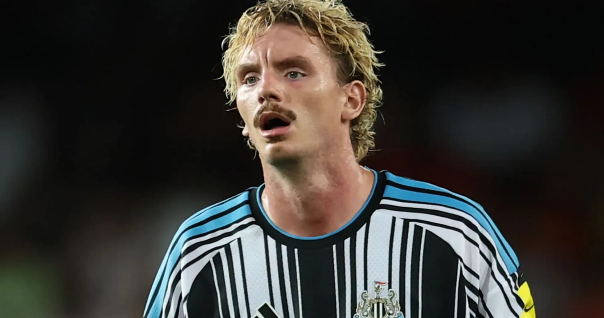 Newcastle United player during a match