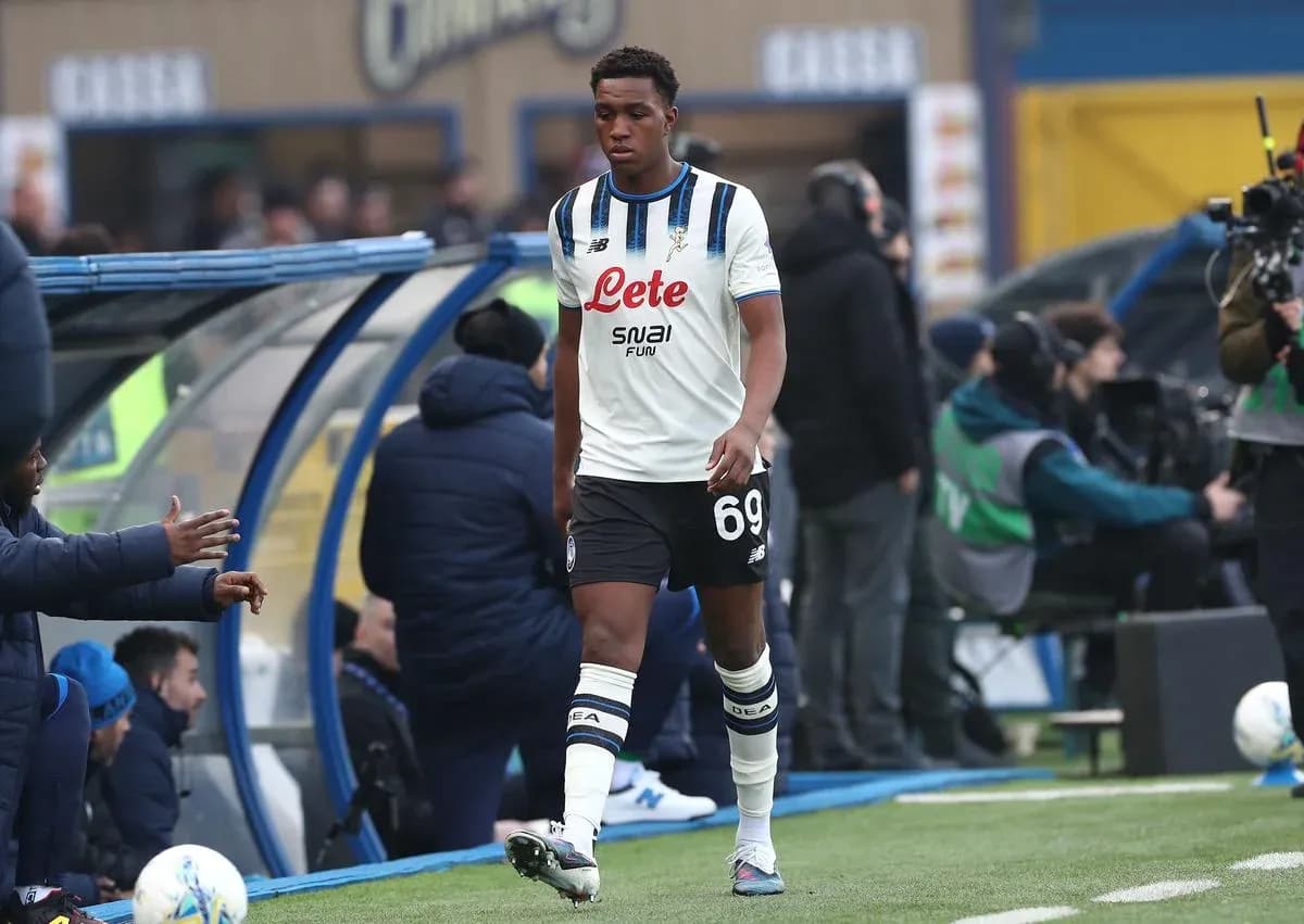 Player walking past the bench during a match