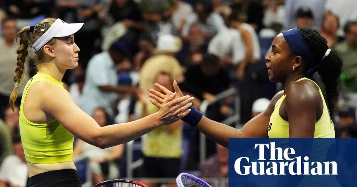 Players shaking hands at the end of a match Players shaking hands at the end of a match