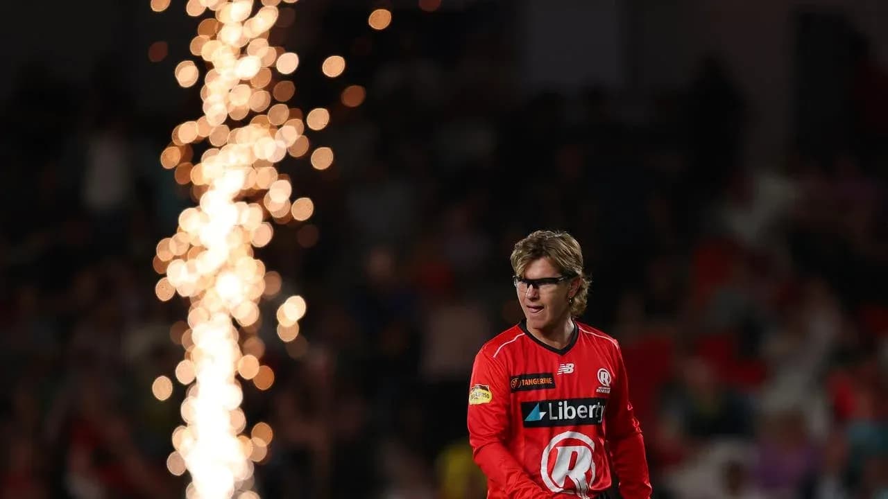Player walking onto the field with pyrotechnics Player walking onto the field with pyrotechnics