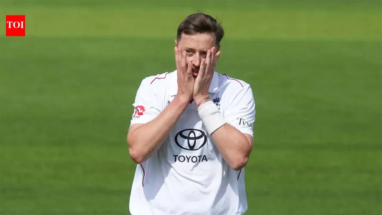 Cricketer with hands on face during match Cricketer with hands on face during match