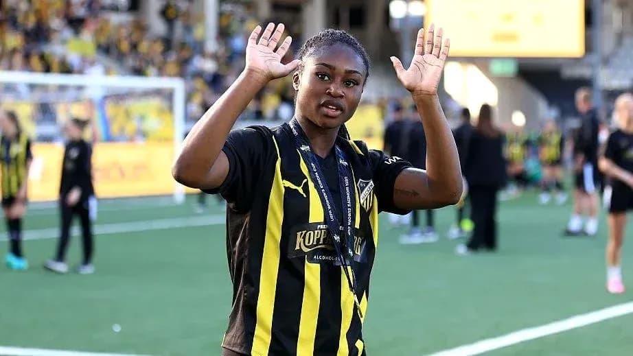 Player waving with hands on the field Player waving with hands on the field