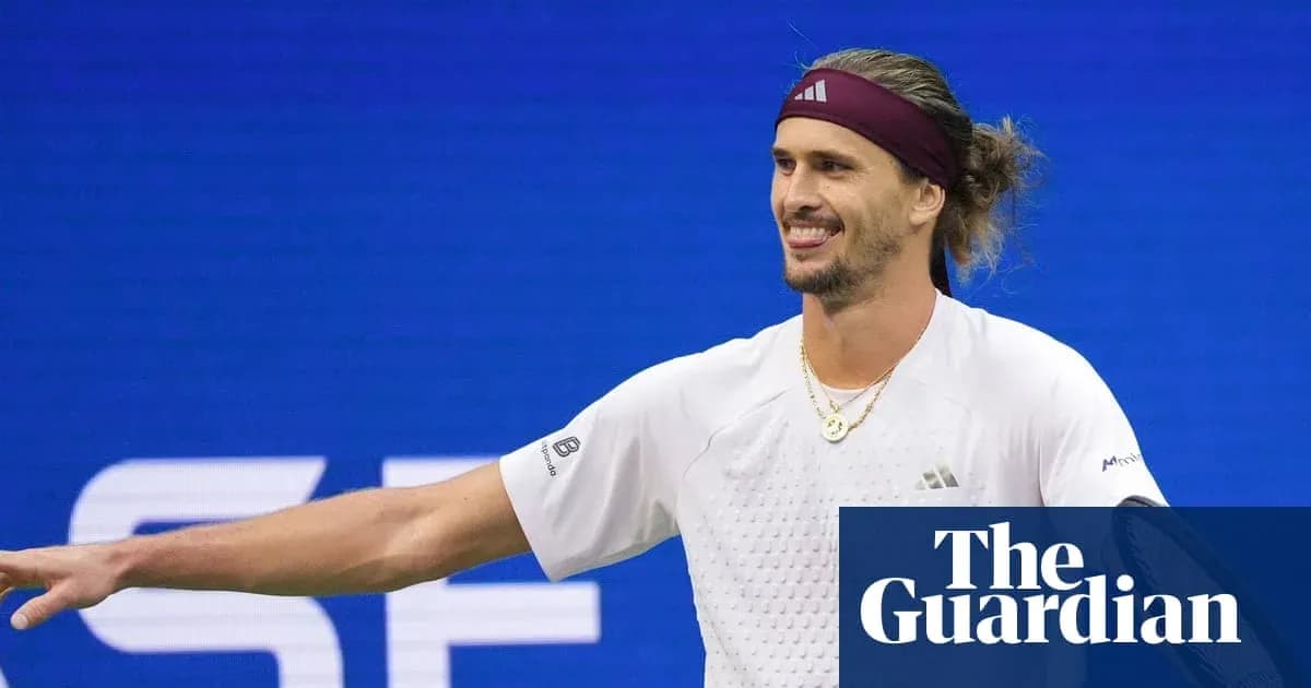 Tennis player gesturing during a match Tennis player gesturing during a match