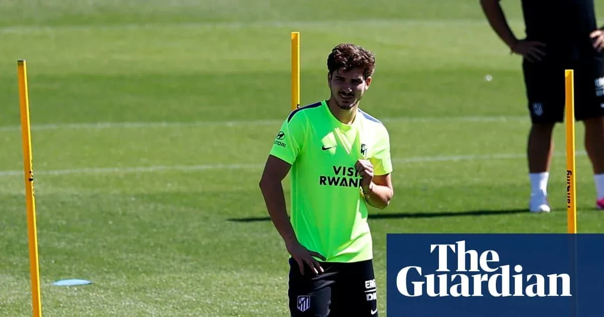 Player in training session at football pitch Player in training session at football pitch