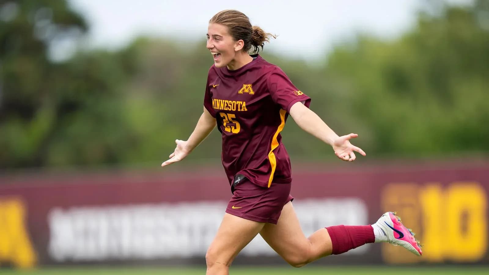 Soccer player celebrating on the field Soccer player celebrating on the field