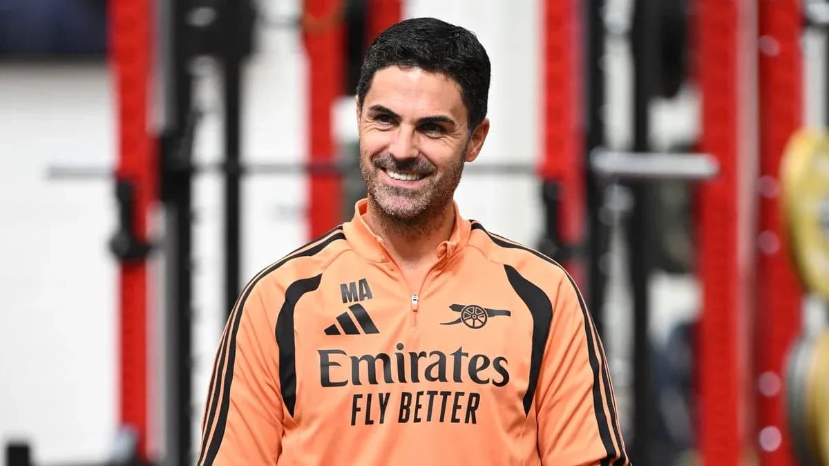 Arsenal manager Mikel Arteta in training facility Arsenal manager Mikel Arteta in training facility