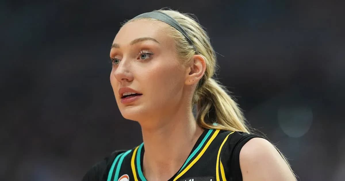 Female basketball player during a game Female basketball player during a game