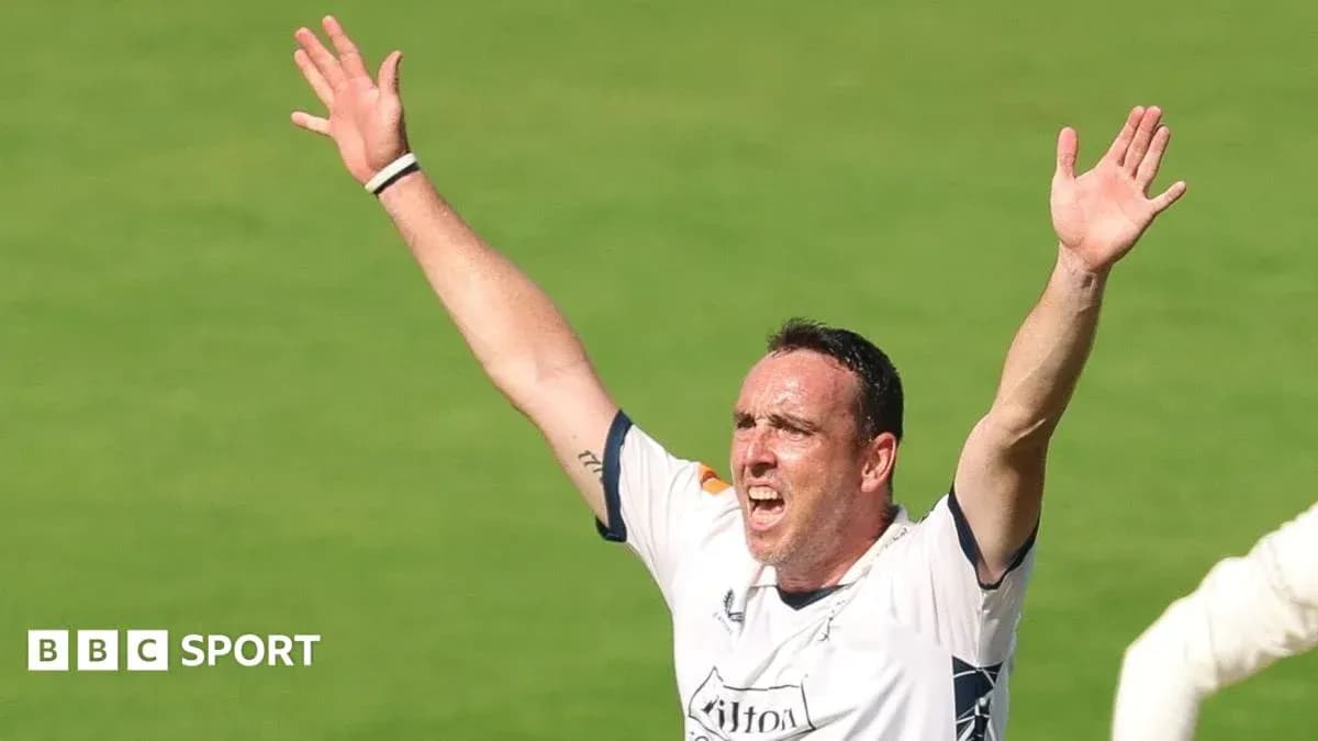Bowler celebrating a wicket during a match Bowler celebrating a wicket during a match