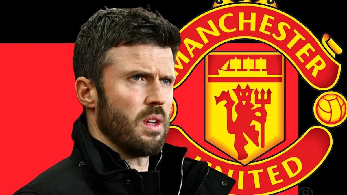 Man wearing a jacket with Manchester United logo background Man wearing a jacket with Manchester United logo background