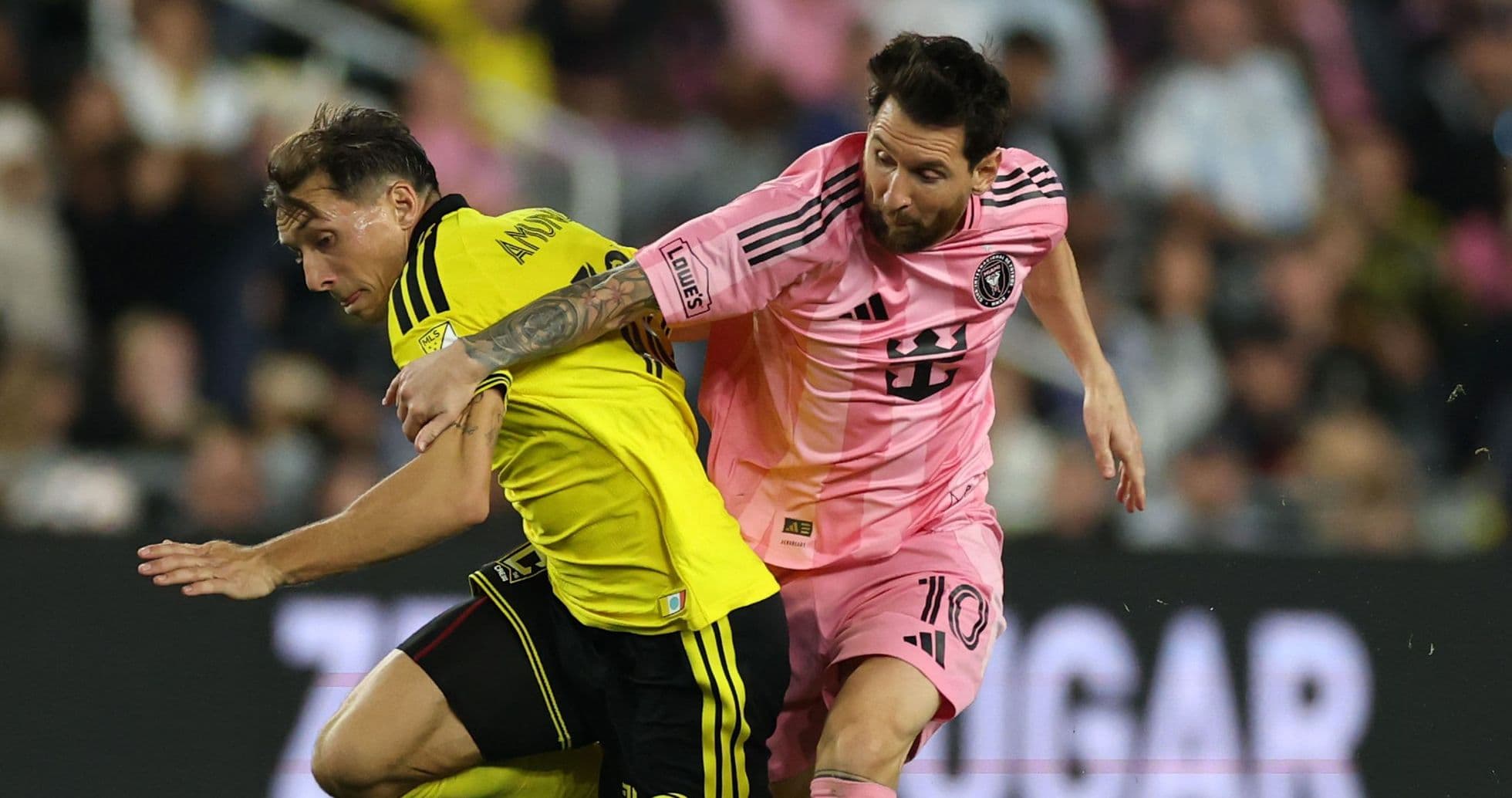 Inter Miami Player Ratings vs Columbus Crew: Messi’s Free-Kick Shines but Morales’ Red Card Costs the Match Inter Miami Player Ratings vs Columbus Crew: Messi’s Free-Kick Shines but Morales’ Red Card Costs the Match